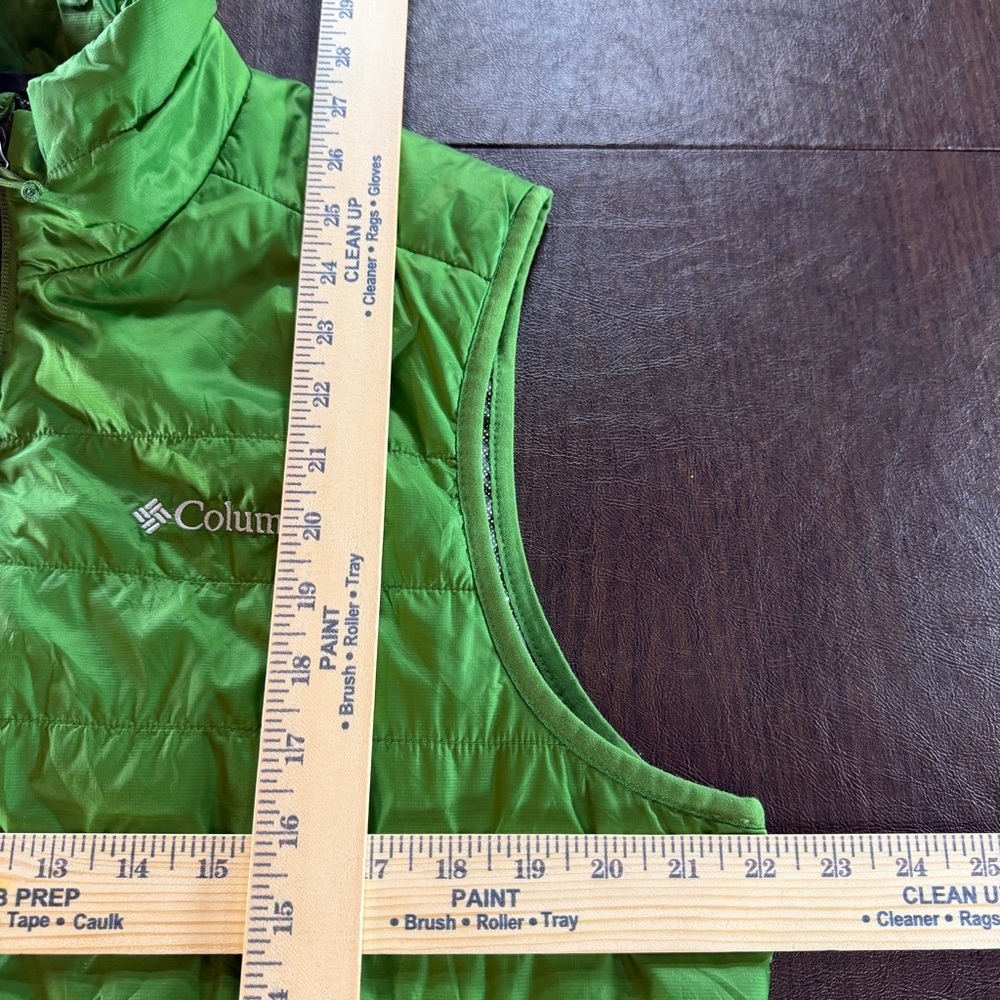 Columbia Bright Green Puffer Vest Sz M - Picture 4 of 9